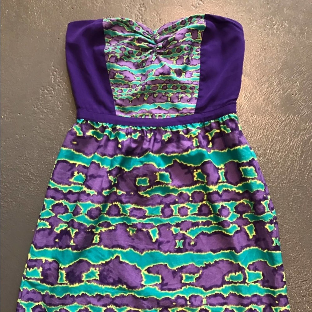 Hurley Verve Crooks Dress Strapless Size Medium